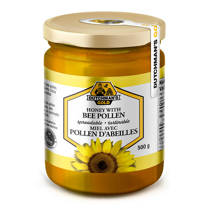 DUTCHMAN'S GOLD Honey with Bee Pollen (500 gr)