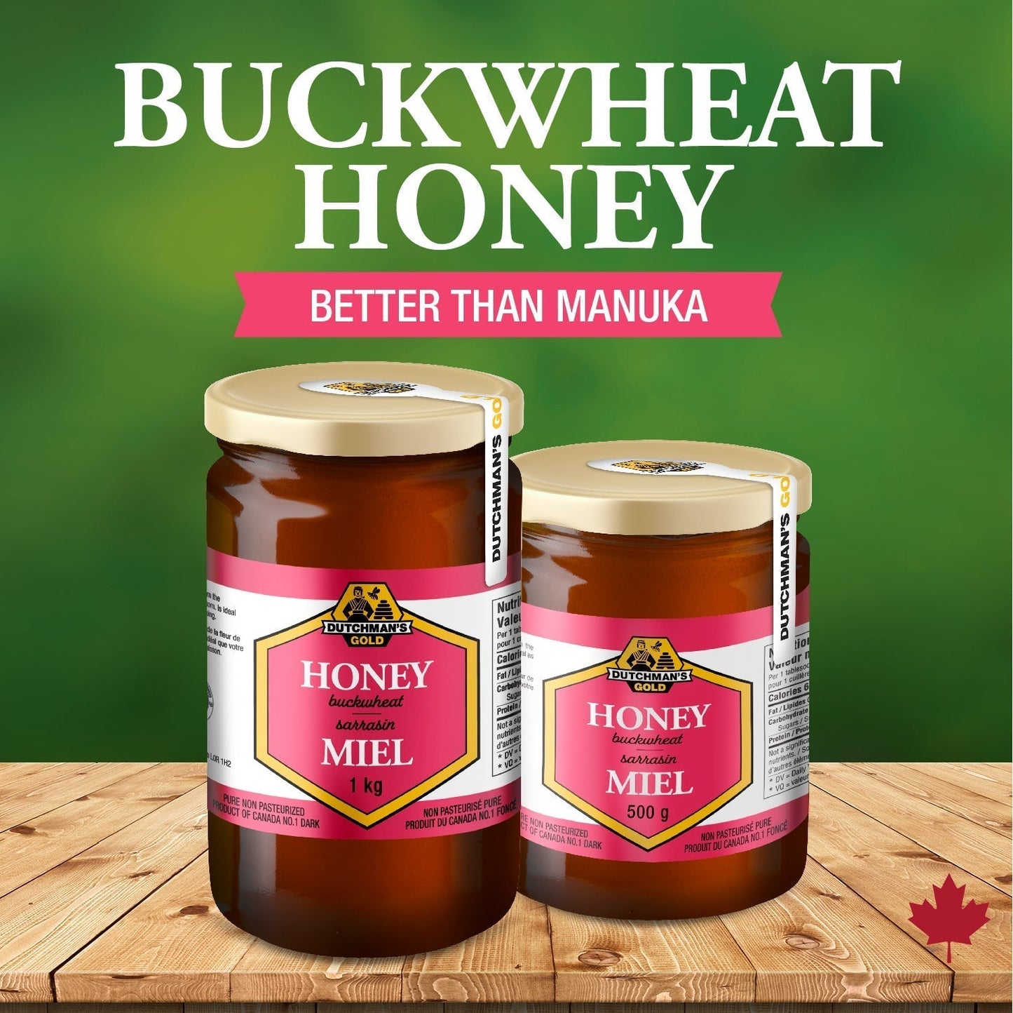 DUTCHMAN'S GOLD Buckwheat Honey