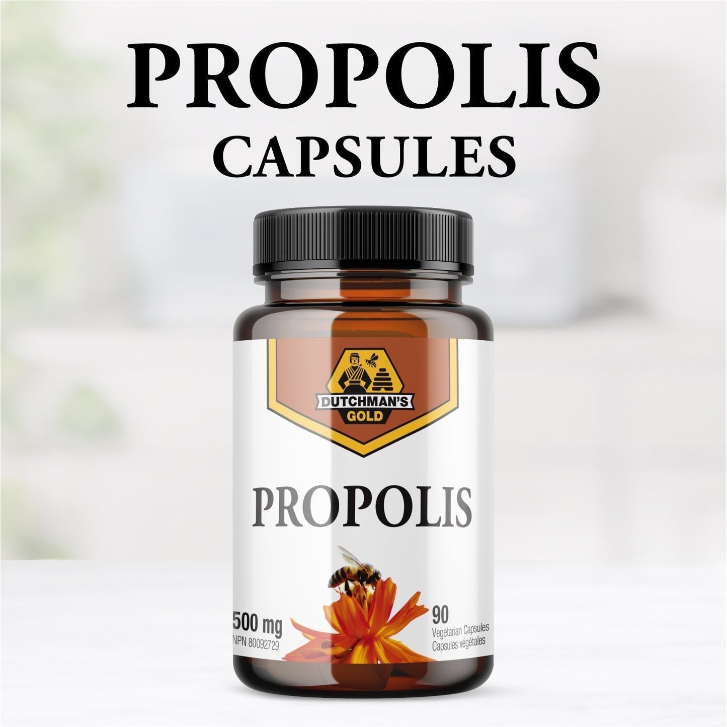 DUTCHMAN'S GOLD Bee Propolis 500 mg 90 caps