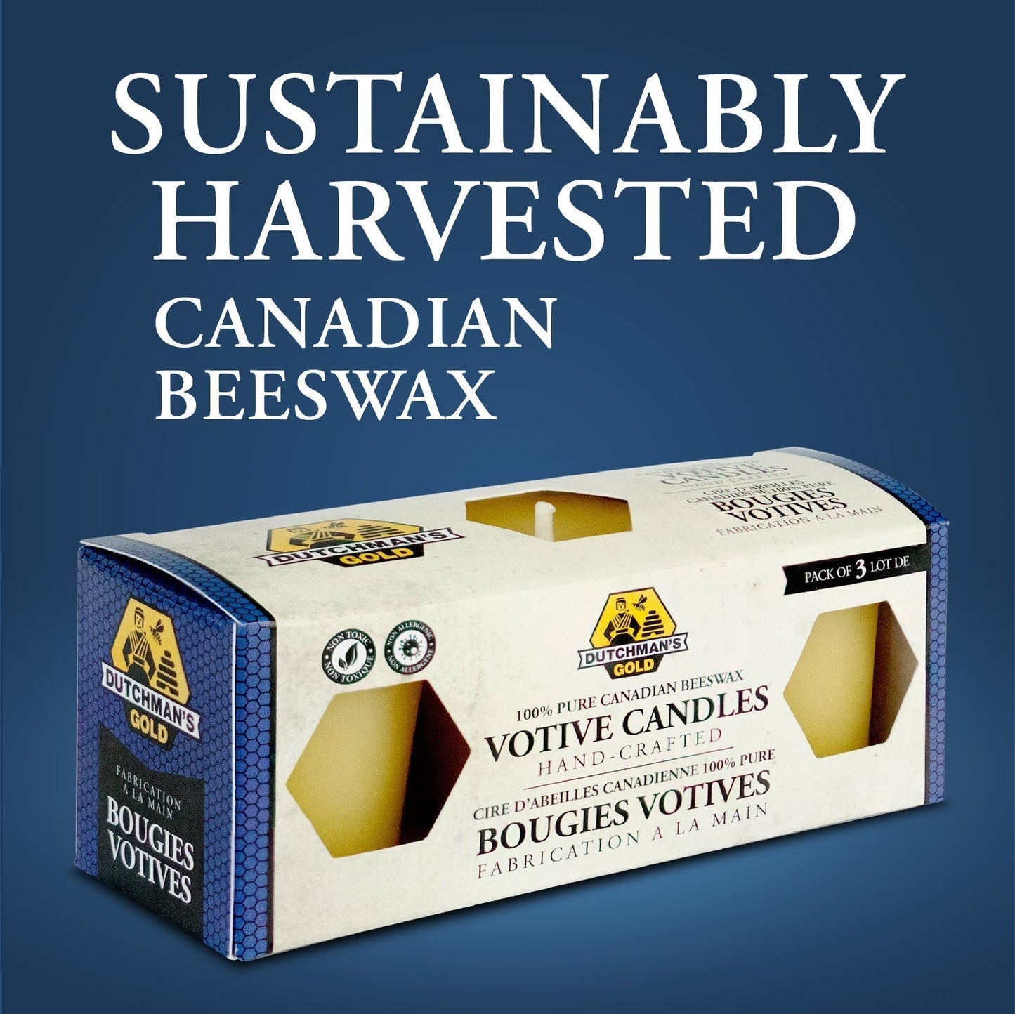 DUTCHMAN'S GOLD Beeswax Votives