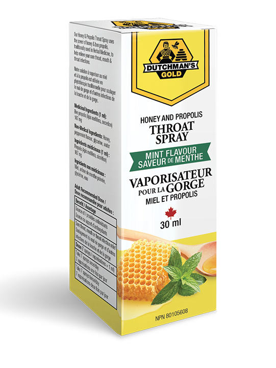 DUTCHMAN'S GOLD Honey and Propolis Throat Spray