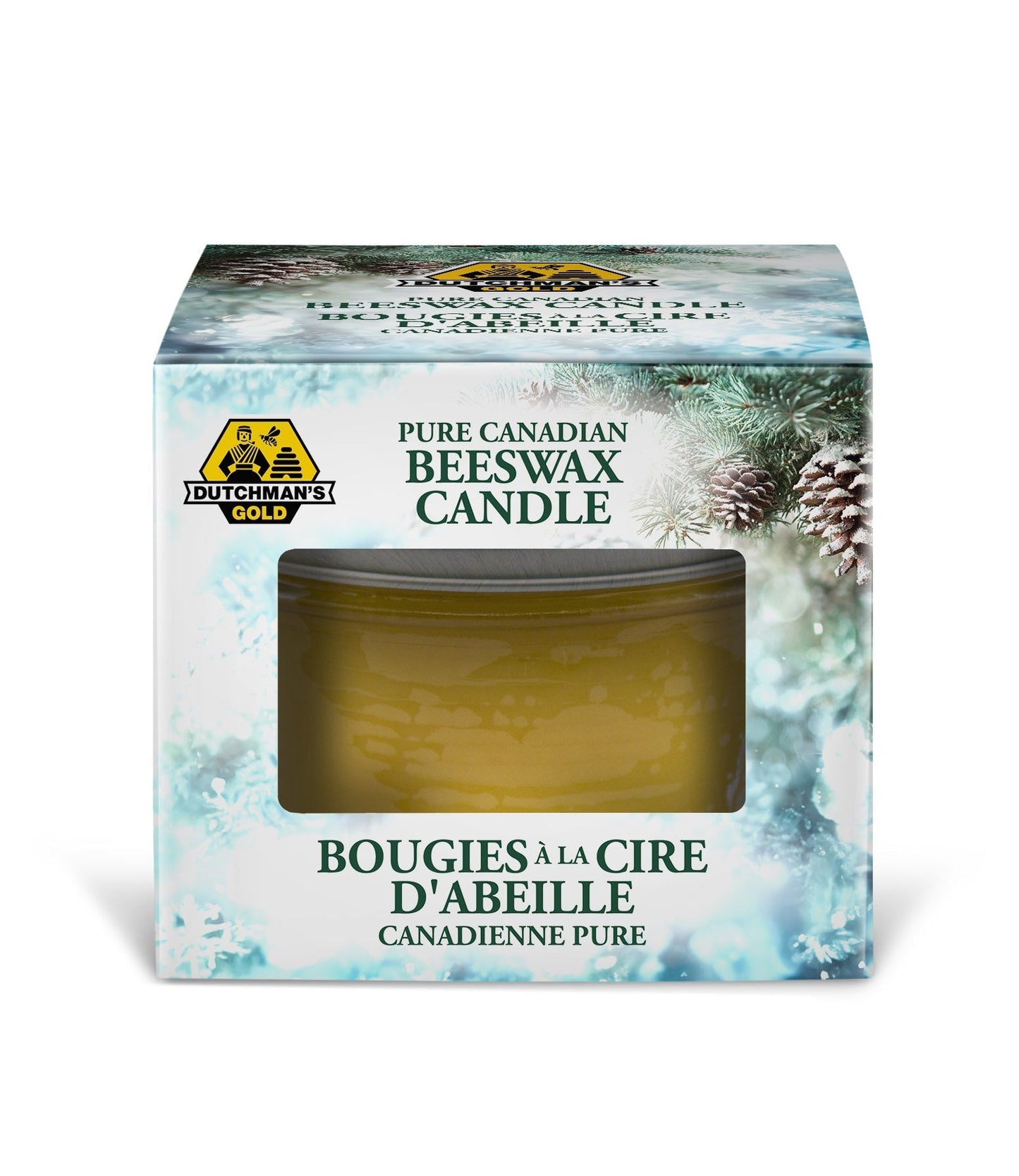 DUTCHMAN'S GOLD Beeswax Candle Mason Jar