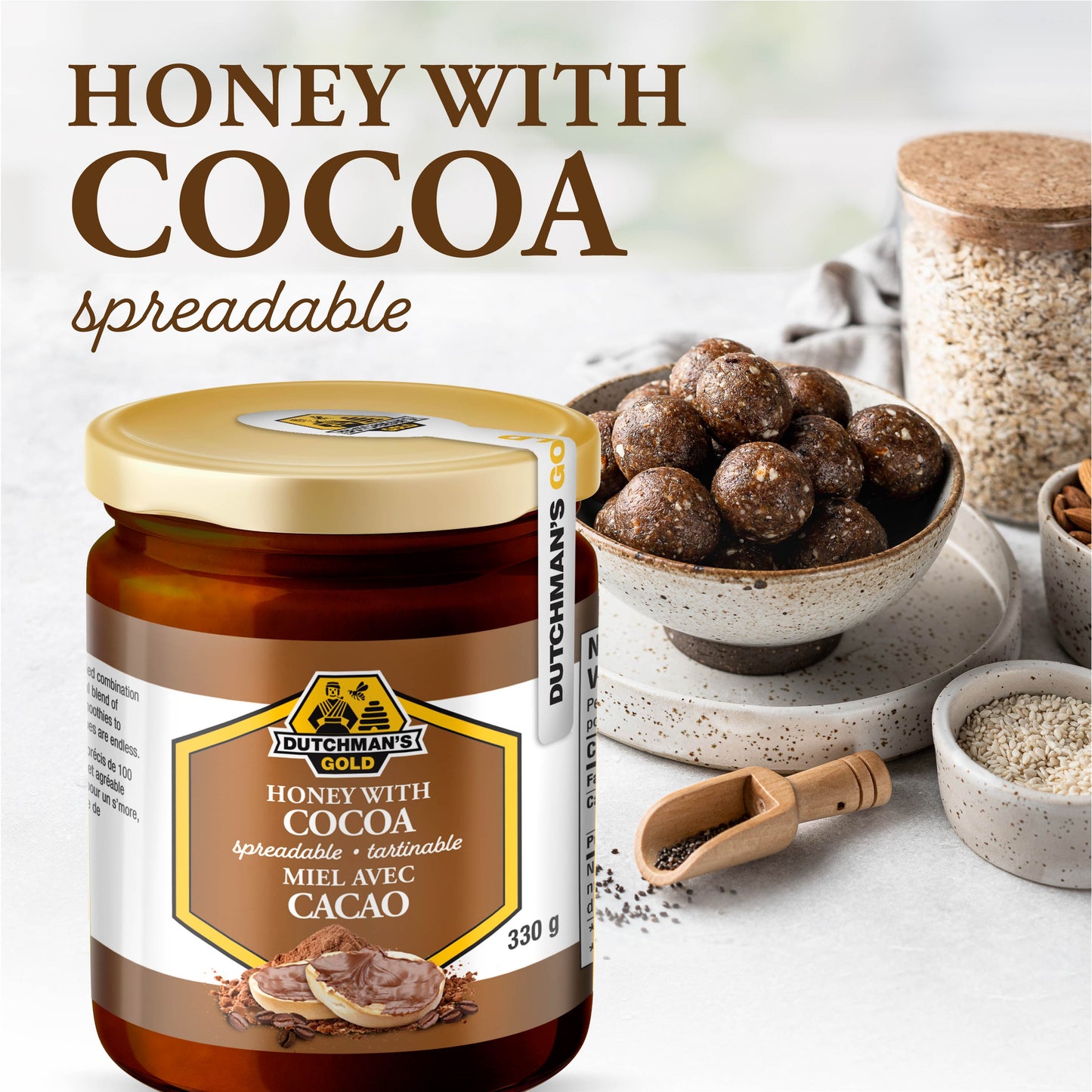 DUTCHMAN'S GOLD Honey With Cocoa
