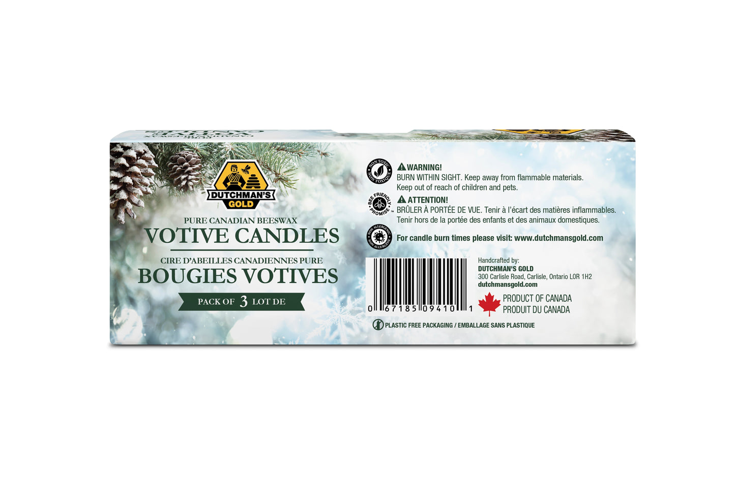 DUTCHMAN'S GOLD Beeswax Votives