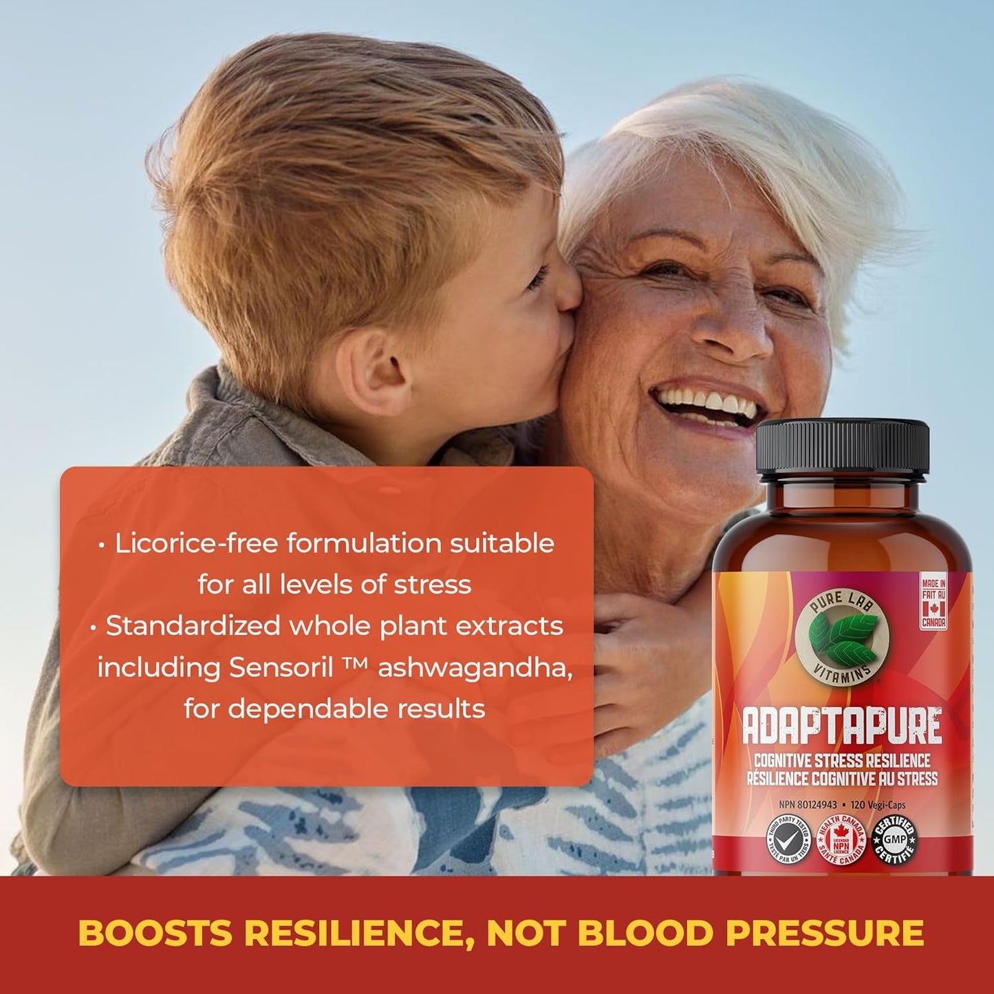 PURE LAB VITAMINS AdaptaPure (120 veg caps)