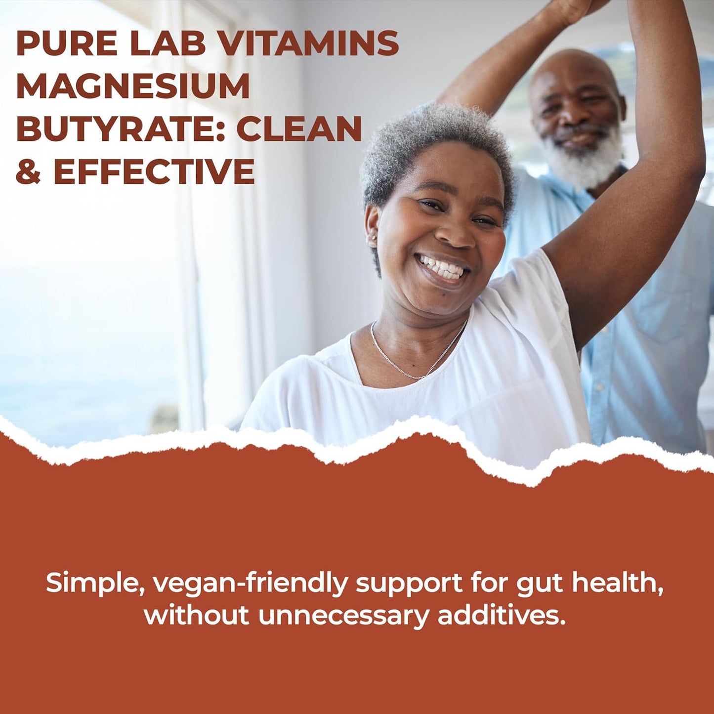 PURE LAB VITAMINS Magnesium Butyrate (120 veg caps)