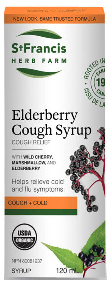 ST FRANCIS HERB FARM Elderberry Cough Syrup (120 ml)