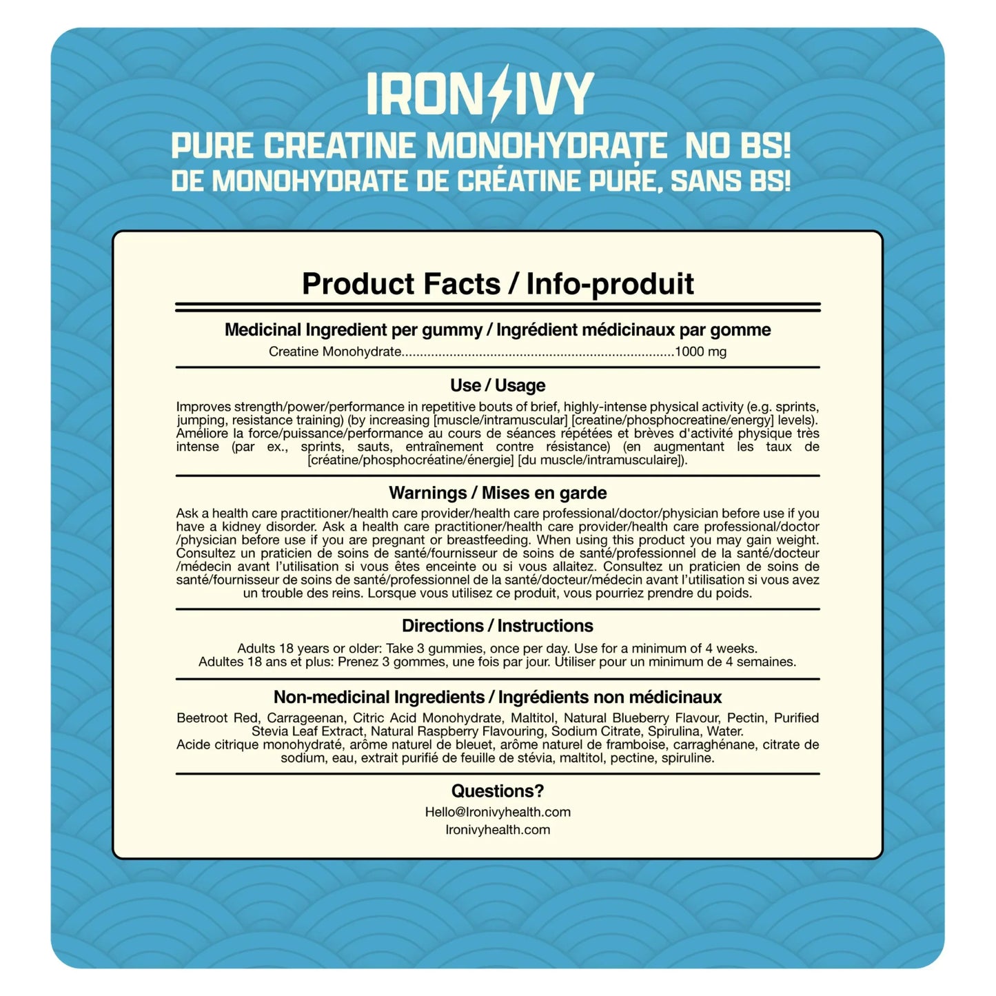 IRON & IVY Creatine Monohydrate Gummies