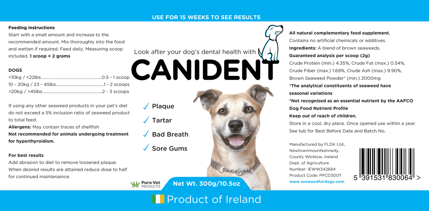 Canident | Clean Dogs Teeth, Fix Bad Breath and Remove Plaque