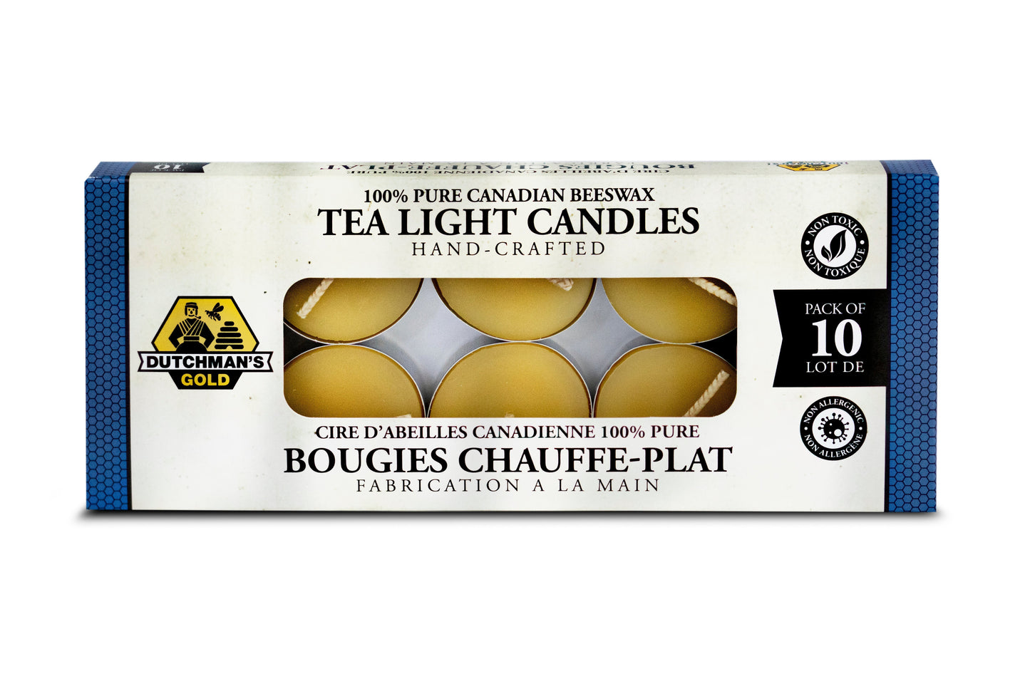 DUTCHMAN'S GOLD Beeswax Tea Lights