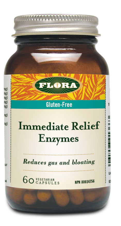 FLORA Immediate Relief Enzymes (60 veg caps)