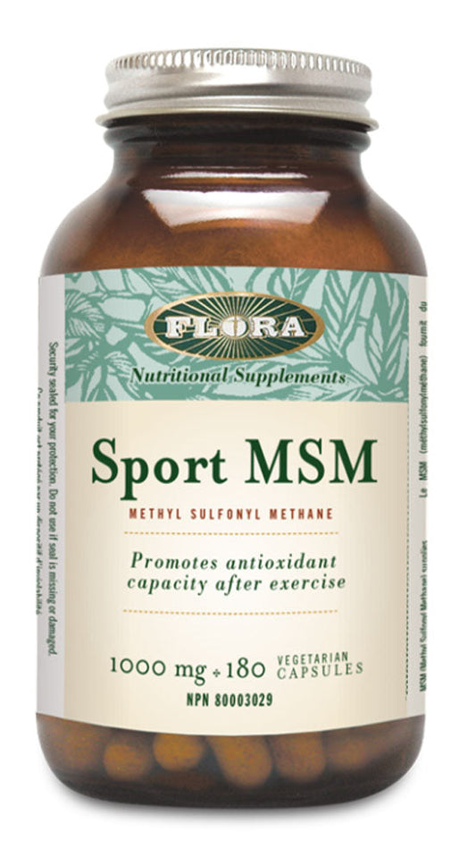 FLORA Sport MSM (1000mg - 180 caps)