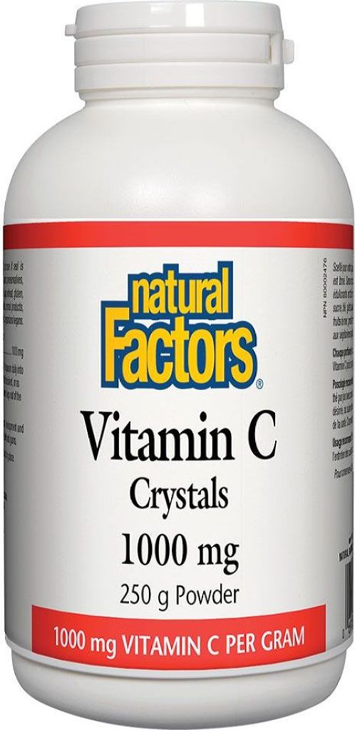 NATURAL FACTORS Vitamin C Crystals (1000 mg - 250 gr)