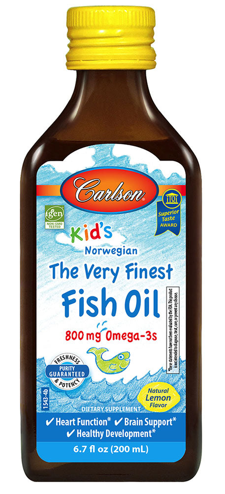 CARLSON Kids Very Finest Fish Oil (Lemon - 200 ml)
