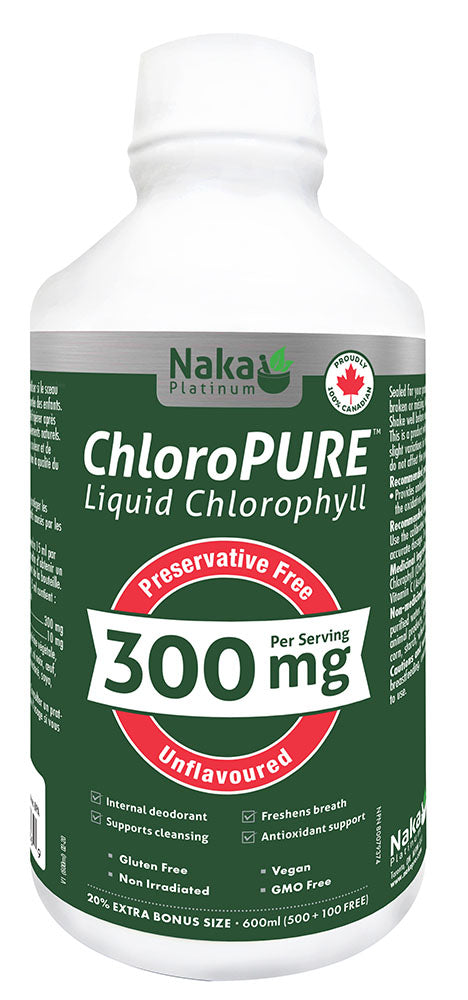 NAKA Platinum ChloroPURE 300 mg (Unflavoured - 600 ml)