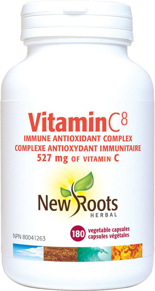 NEW ROOTS Vitamin C⁸ (527 mg - 180 veg caps)