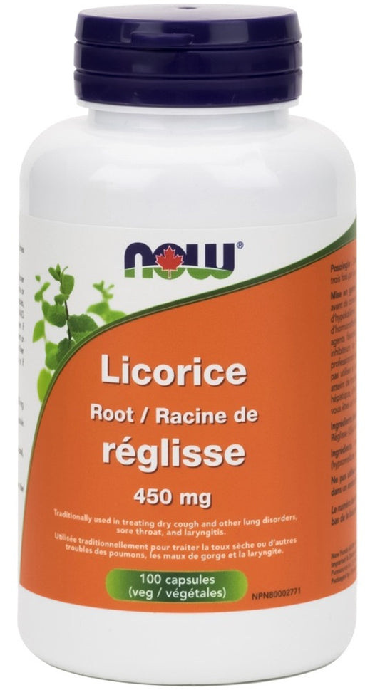 NOW Licorice Root (450 mg - 100 caps)