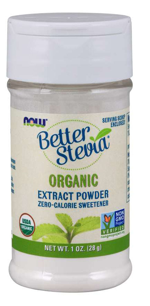 NOW Organic Stevia Powder Shaker (28 gr)