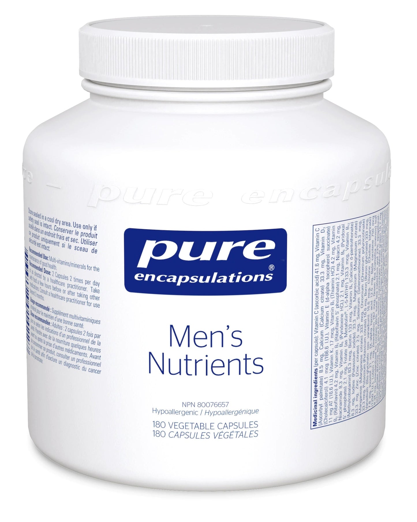 PURE ENCAPSULATIONS Men's Nutrients (180 veg caps)
