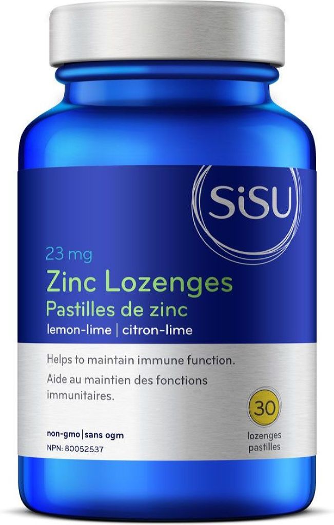 SISU Zinc Lozenges (Lemon Lime - 30 tabs)