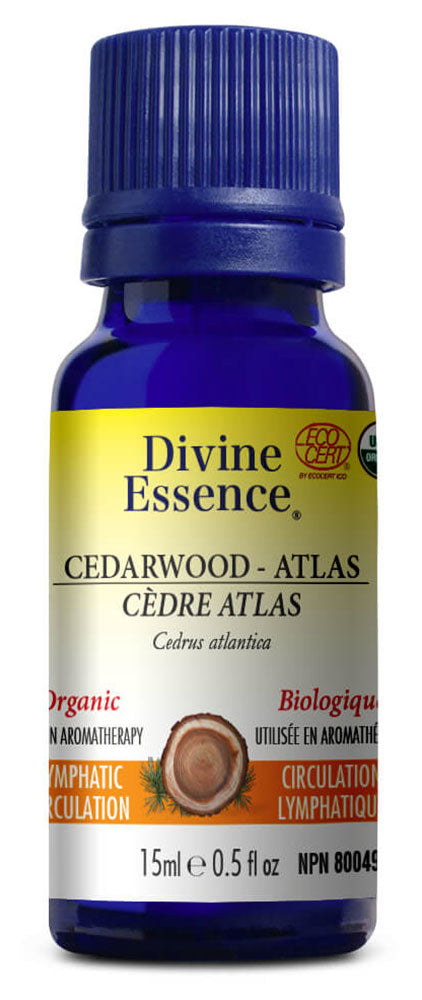 DIVINE ESSENCE Cedarwood - Atlas (Organic - 15 ml)