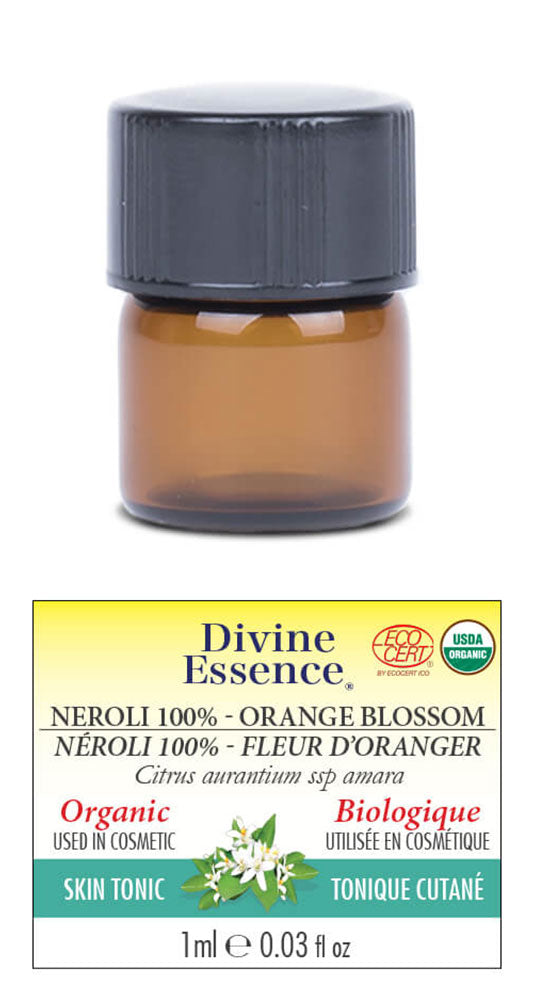 DIVINE ESSENCE Neroli 100% (Orange Blossom)(Org - 1 ml)
