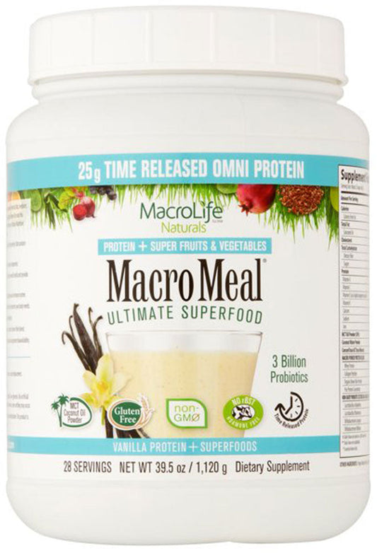 MACROLIFE NATURALS MacroMeal Omni Vanilla (15 servings)