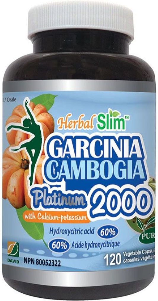 HERBAL SLIM Garcinia Cambogia Platinum 2000 ( 120 Caps )